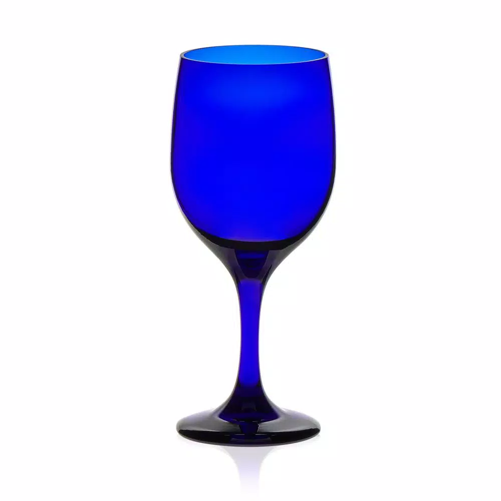 Libbey Premiere 11.5 oz. Cobalt Blue Wine Glass Set, 12-Pack