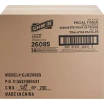 Genuine Joe Cube Box Facial Tissue 2-Ply, White (36 Boxes per Carton) thumbnail 3