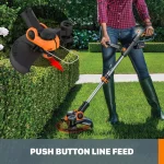 Worx 20V Power Share 12-in Cordless Grass Trimmer and Wheeled Edger, Bare Tool thumbnail 8