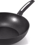 KOCH SYSTEME CS CS KOCHSYSTEME Munster 11 in. Black Forged Aluminum Nonstick Wok thumbnail 2