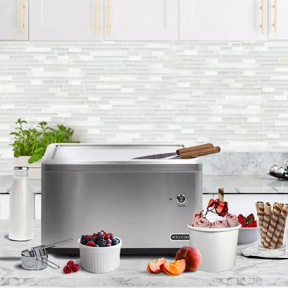 Whynter ICR-300SS Portable Stainless Steel Instant Rolled Ice Cream Maker
