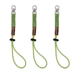Ergodyne Squids 3182 Tool Tethering Kit with Single Carabiner Lanyard and Swiveling Elastic Tool Tails thumbnail 2