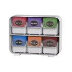 Mind Reader Clutch 6-Drawer White Tea Bag Holder and Organizer - Holds 90 Tea Bags thumbnail 2