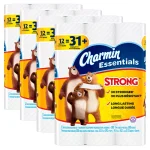 Charmin Essentials Strong 1-Ply Toilet Paper, 48 Giant Rolls thumbnail 2