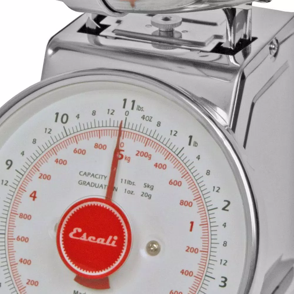 Escali Mercado Analog Food Scale with Stainless Steel Bowl