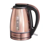 Hamilton Beach 1.7L Glass Electric Kettle with Copper Stainless Steel Base, 1500W Rapid Boil thumbnail 1