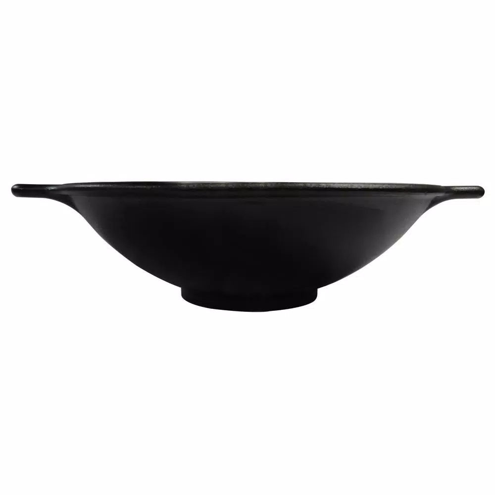 Lodge 14 in. Cast Iron Wok with Dual Loop Handles