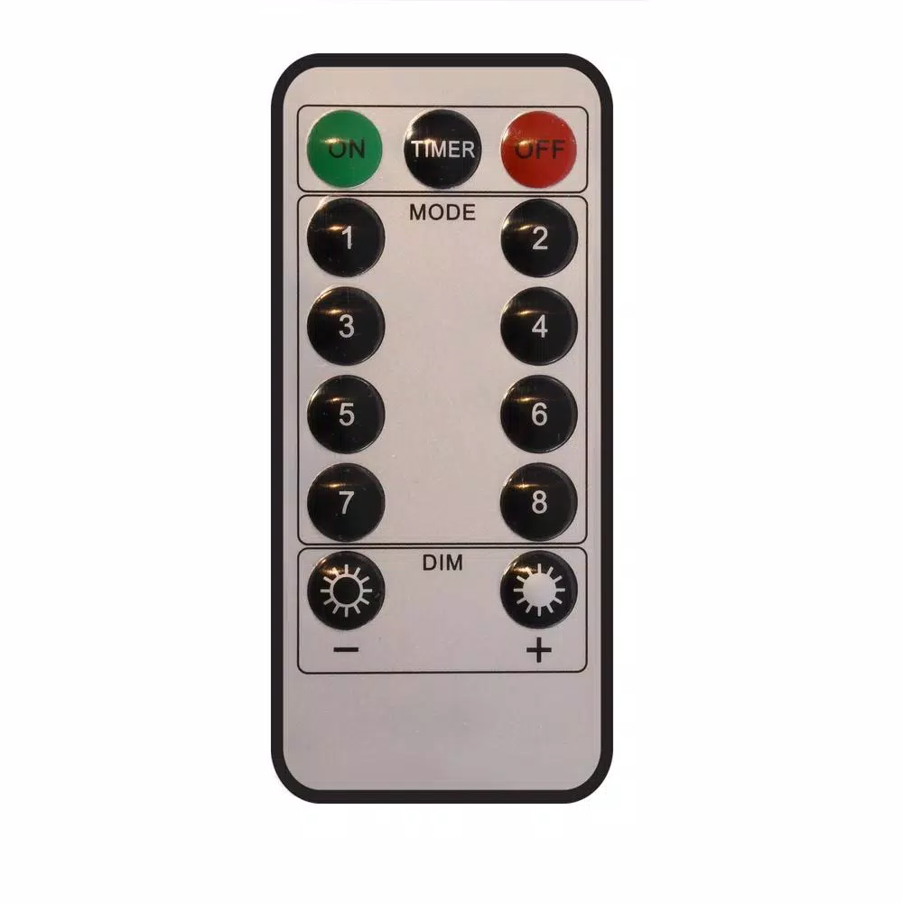 LUMABASE 200-LED Warm White Starburst Fairy Lights with Remote Control, Battery Operated, Set of 2