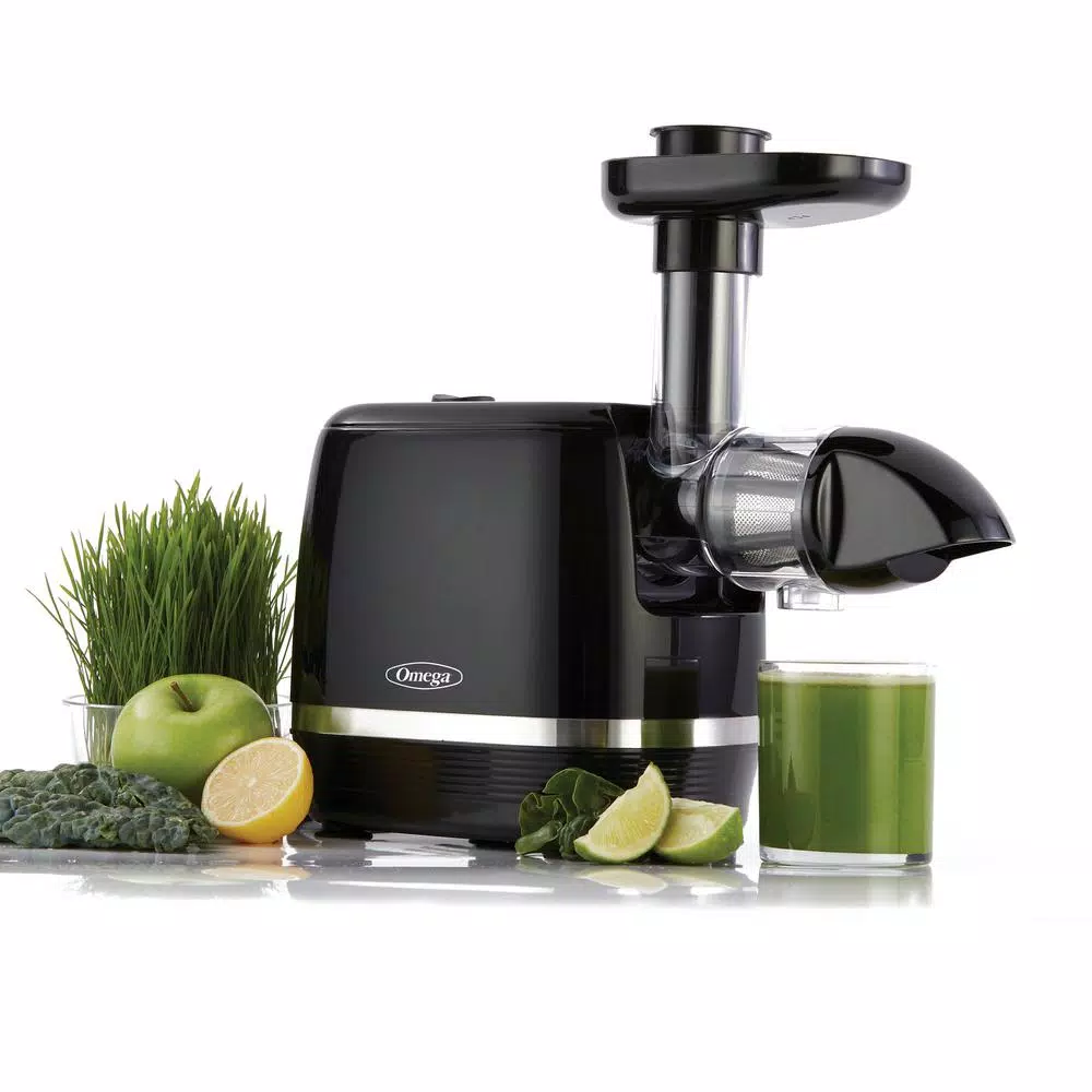 Omega H3000R Cold Press 365 Horizontal Masticating Juicer - Black