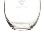 Cathy's Concepts Bee Thankful Stemless Wine Glasses, Set of 4, 21 oz. Hand-Blown Glassware thumbnail 3