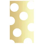 Sugar Plum Party SugarPlum Glam 32-Piece Assorted Disposable Paper Napkins - White/Gold thumbnail 1