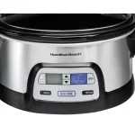 Hamilton Beach FlexCook 6 Qt. Programmable Slow Cooker, Silver thumbnail 3