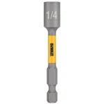 DEWALT MAX IMPACT 1/4 in. Nut Driver, Impact Rated Torsion Nut Setter with Hex Shank thumbnail 1