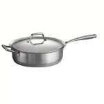 Tramontina Gourmet Prima 5 Qt. Stainless Steel Saute Pan with Lid thumbnail 1
