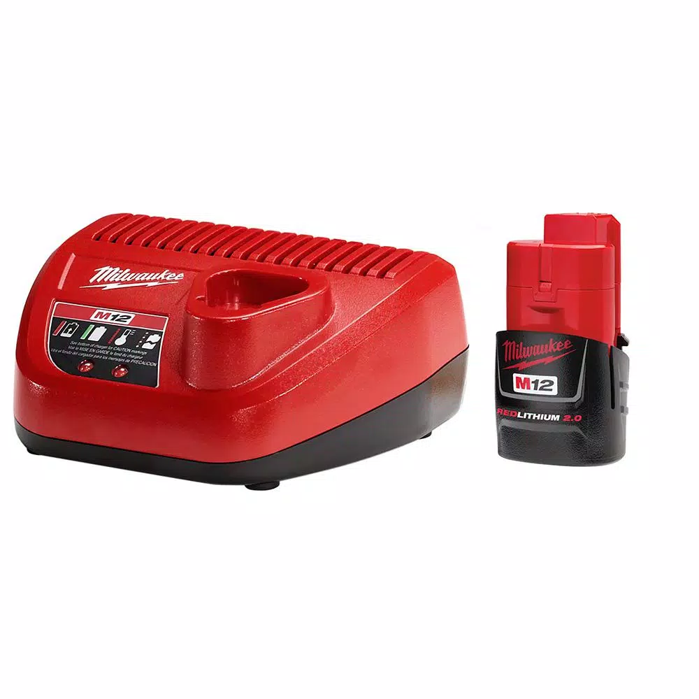 Milwaukee M12 12V Lithium-Ion Cordless 1/4 in. Hex Impact and Copper Tubing Cutter Combo Kit