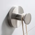 KRAUS Elie Bathroom Robe and Towel Hook, Brushed Nickel thumbnail 1