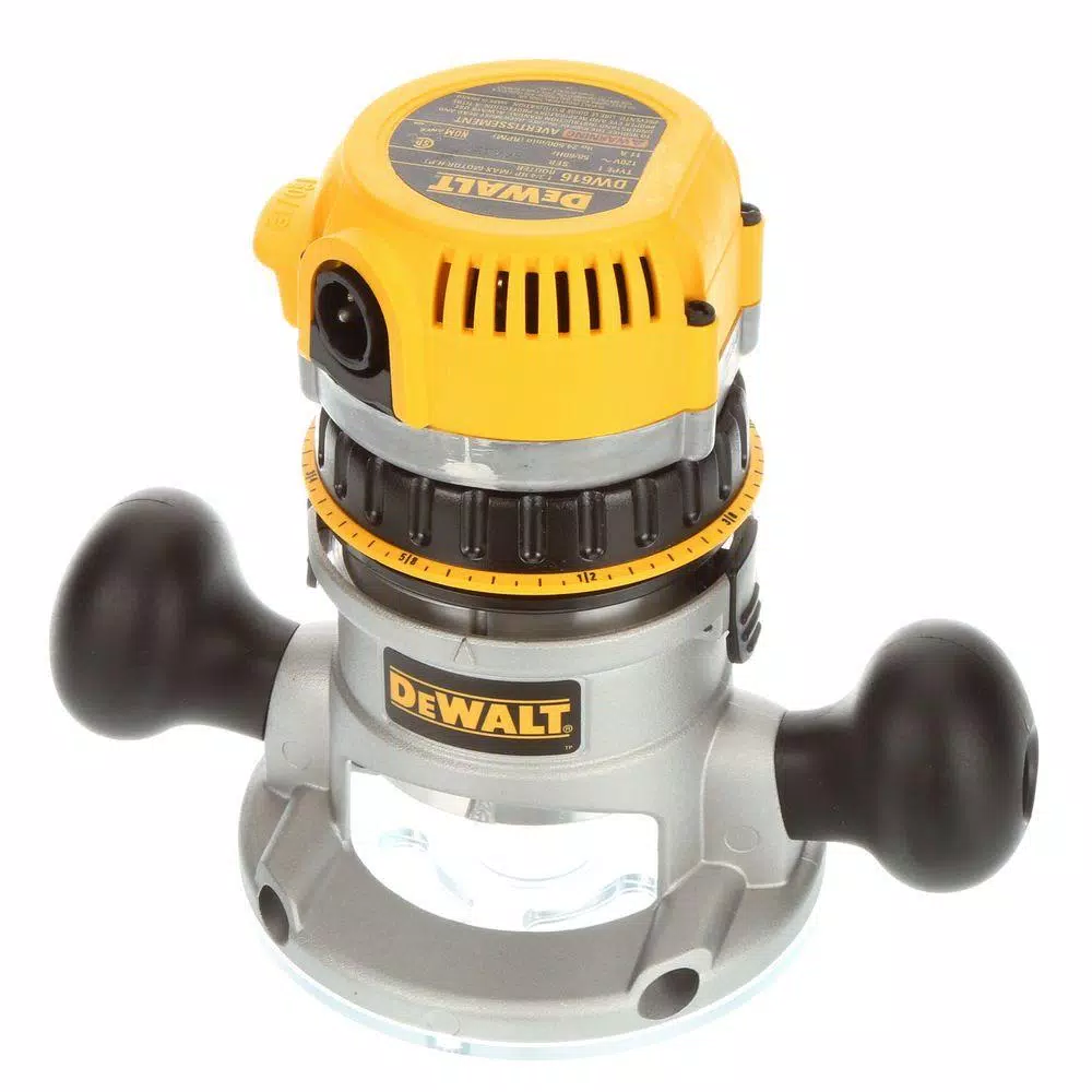 DEWALT 1-3/4 HP 11 Amp Fixed Base and Plunge Router Combo Kit