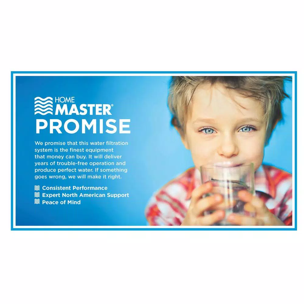 Home Master Artesian Full Contact Reverse Osmosis Water Filter System with Permeate Pump