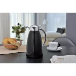 Alfi Gusto Glass Vacuum Carafe, 1.06 Qt. Black Lacquered Metal Thermal Server thumbnail 7