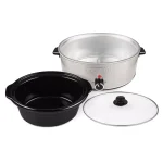Courant 7 Qt. Stainless Steel Slow Cooker with Temperature Settings thumbnail 4