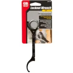 Gardner Bender 5.75 in. Steel Lock Nut Wrench, Fits 0.75 in. Locknuts, Black (Case of 10) thumbnail 2