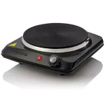 Ovente 1000W Single Burner Hot Plate, 7-in. Cast-Iron Infrared Ceramic Glass Electric Burner with Temperature Control thumbnail 1