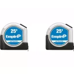 Empire Level 25 ft. Chrome Auto Lock Tape Measure, 2-Pack thumbnail 1