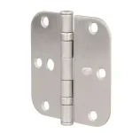 Everbilt 3-1/2 in. Satin Nickel Ball Bearing Door Hinge 3-Pack thumbnail 3