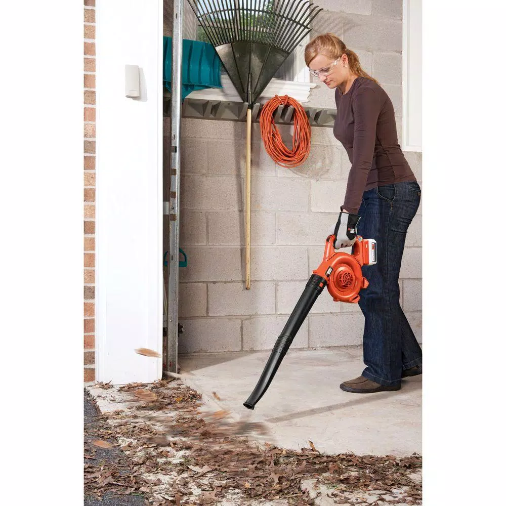 BLACK+DECKER 40V MAX Cordless Handheld Leaf Sweeper, 120 MPH, 90 CFM (Tool Only)