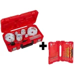 Milwaukee Hole Dozer Bi-Metal Hole Saw & SHOCKWAVE Titanium Drill Bit Set, 35-Piece thumbnail 1
