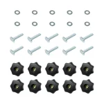 POWERTEC 10-Pack T-Track Knob Kit with 7-Star Knobs, 5/16"-18 Bolts and Washers thumbnail 1