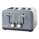 Haden Perth 1500W 4-Slice Wide Slot Toaster, Slate Grey thumbnail 1