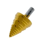 Ideal Titanium Nitride Coated Step Drill Bit, 1/4 in. to 1 3/8 in., 3/8 in. Shank thumbnail 1