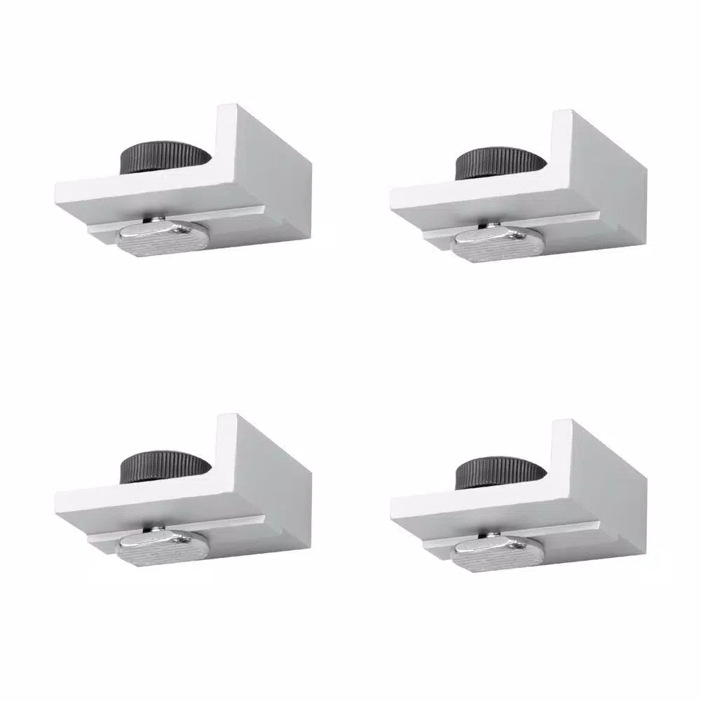 POWERTEC Universal T-Track Stop Kit with Parallel and Perpendicular Stops (4-Pack)