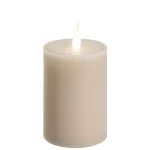 Xodus Innovations 5 in. Ivory Wax Battery Operated LED Flameless Candle with 3D Flame Technology thumbnail 1