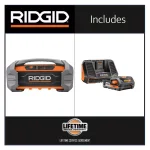 RIDGID 18V Hybrid Jobsite Radio Kit with 2.0 Ah Lithium-Ion Battery and Charger thumbnail 2