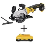 DEWALT 20V MAX ATOMIC 4-1/2 in. Brushless Cordless Circular Saw with 4.0 Ah Battery thumbnail 1