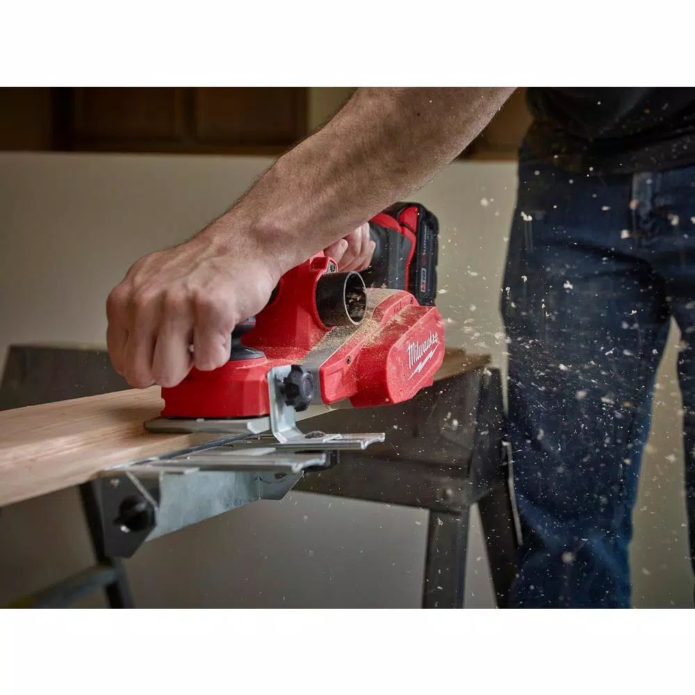 Milwaukee M18 FUEL 18V Brushless Cordless 3-Tool Combo Kit: Jig Saw, Compact Router & 3-1/4 in. Planer