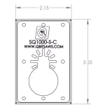 Q Bit QBit SQ1000-S-C 1-Gang Metal Old Work Box Saw Blade for Oscillating Multi-Tools thumbnail 5