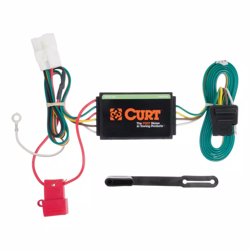 CURT Custom Vehicle-Trailer Wiring Harness, 4-Way Flat, for Select Subaru Models (OEM Tow Package Required)
