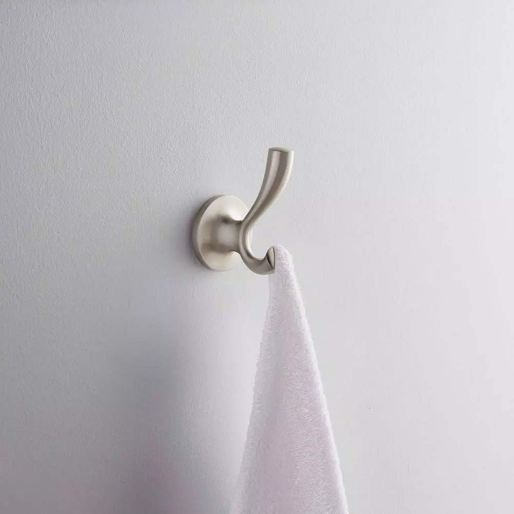 KOHLER Willamette Single Robe Hook, Brushed Nickel