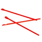 Great Northern Popcorn Company Red Spoon Straws, Plastic, 200 Count Case thumbnail 1