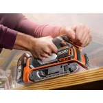 RIDGID 18V OCTANE Brushless 2-Tool Combo Kit: Jig Saw & 3 in. x 18 in. Belt Sander (Tools Only) thumbnail 9