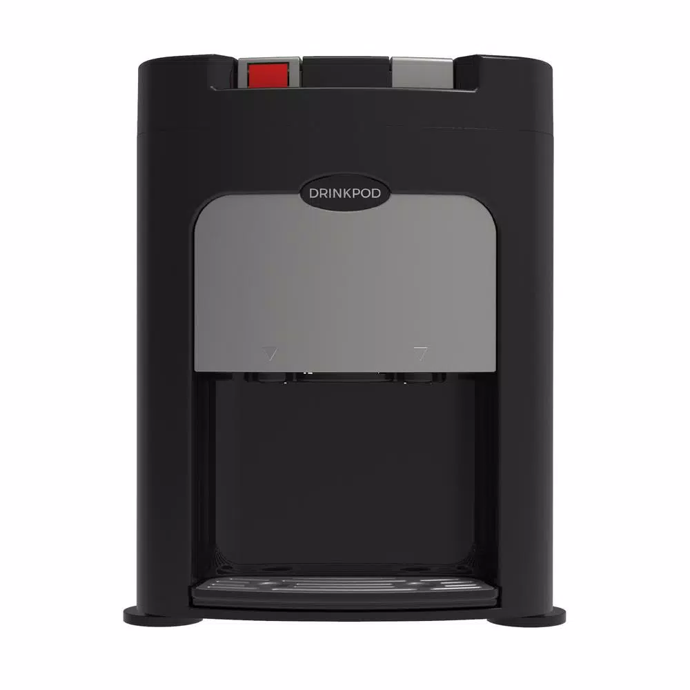 DRINKPOD Elite 5 Series Bottleless Countertop Water Cooler with 3-Stage Filtration and Installation Kit