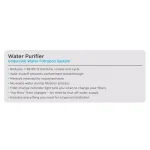 EcoPure Under Sink Water Purifier System with 3-Stage Carbon Block Filtration and Chrome Faucet thumbnail 2