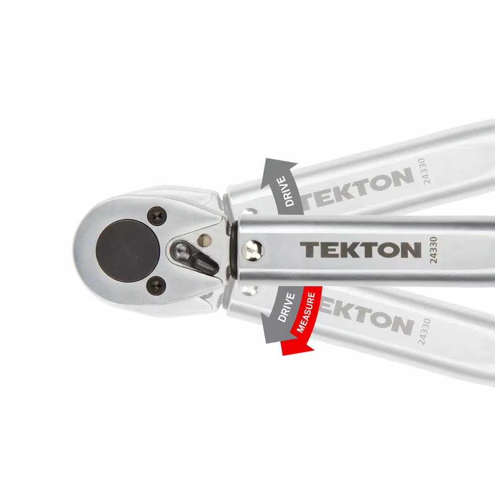 TEKTON 3/8 in. Drive Click Torque Wrench, 10-80 ft.-lb.