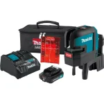 Makita 12V MAX CXT Self-Leveling Red Beam Cross-Line and 4-Point Laser Kit (2.0 Ah) thumbnail 1