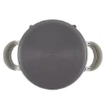 Circulon Elementum 3 Qt. Hard-Anodized Nonstick Covered Multipot with Steamer Insert, Oyster Gray thumbnail 3