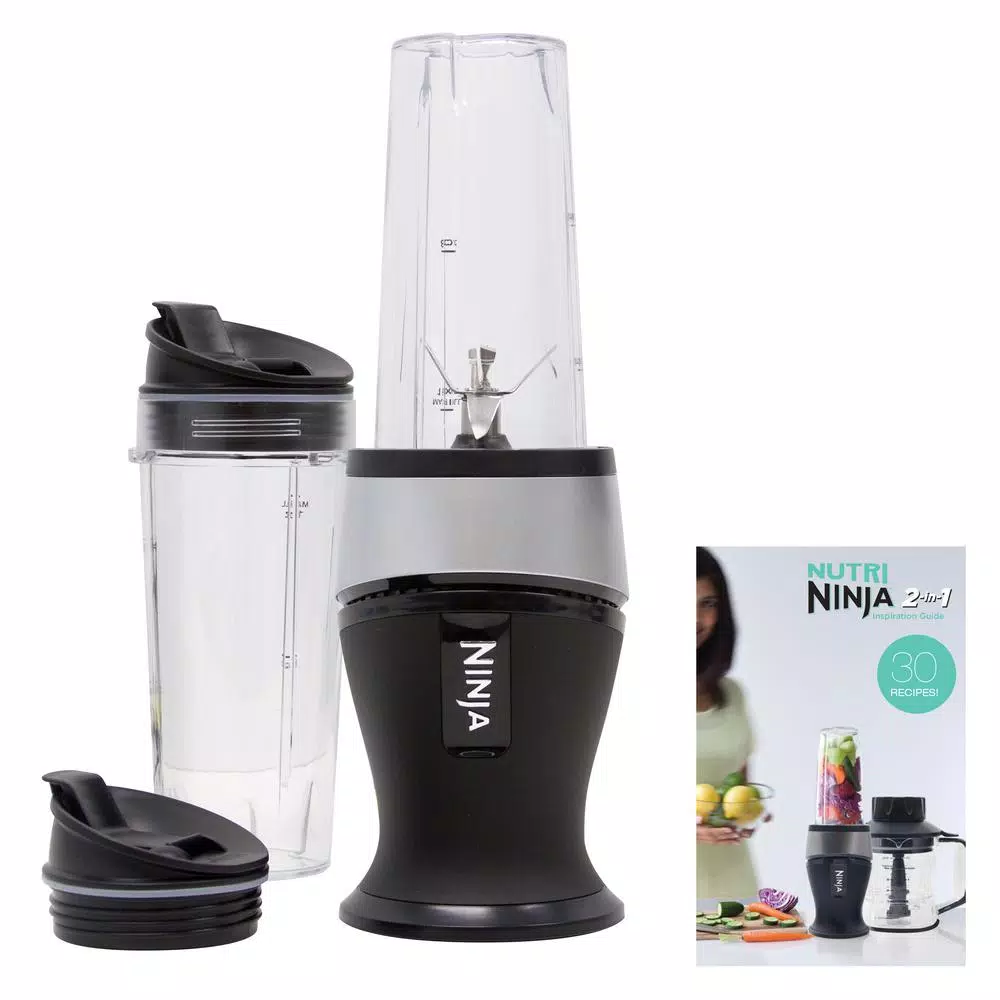 Ninja Fit 700W Personal Blender, 16 oz. Nutri Ninja Cups, Black
