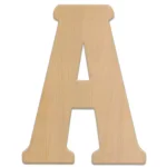 Jeff McWilliams Designs 23 in. Oversized Unfinished Wood Letter A - Industrial Style Wall Decor thumbnail 1